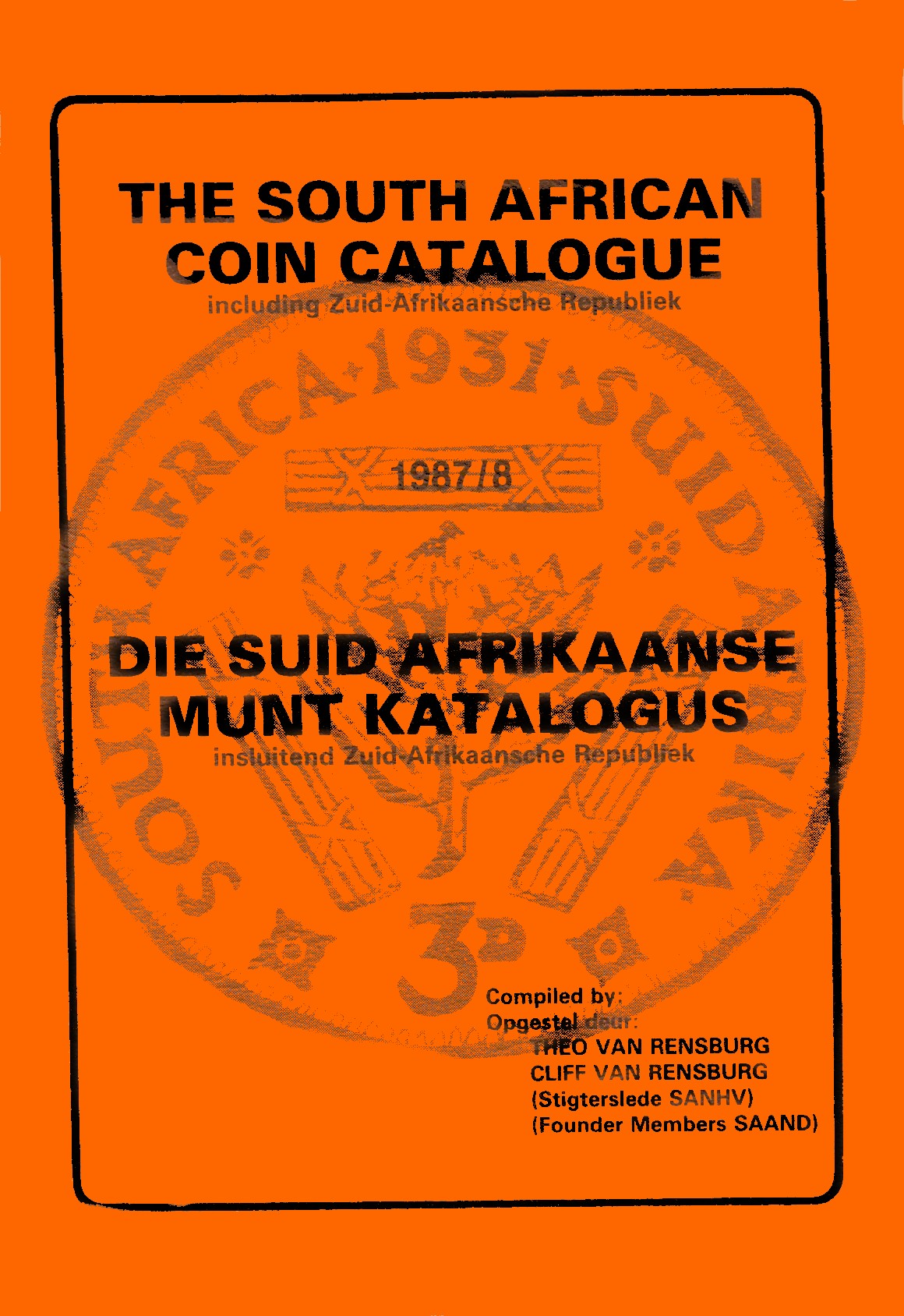 Randburg Coin Catalogue 1987 to 1988